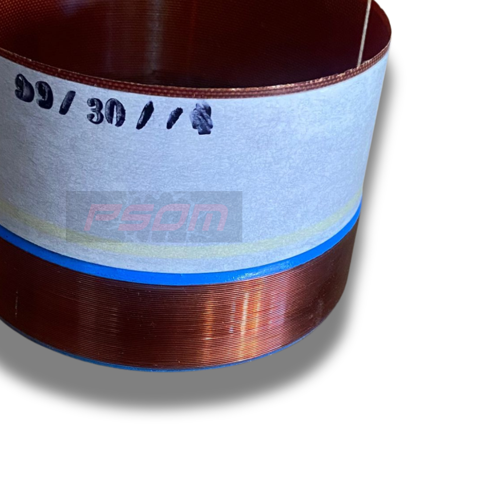 Bobina Reforçada de Racha Kapton 99X30 4 e 8 Ohms - 70/25 Hard Power 1450 ou Similares