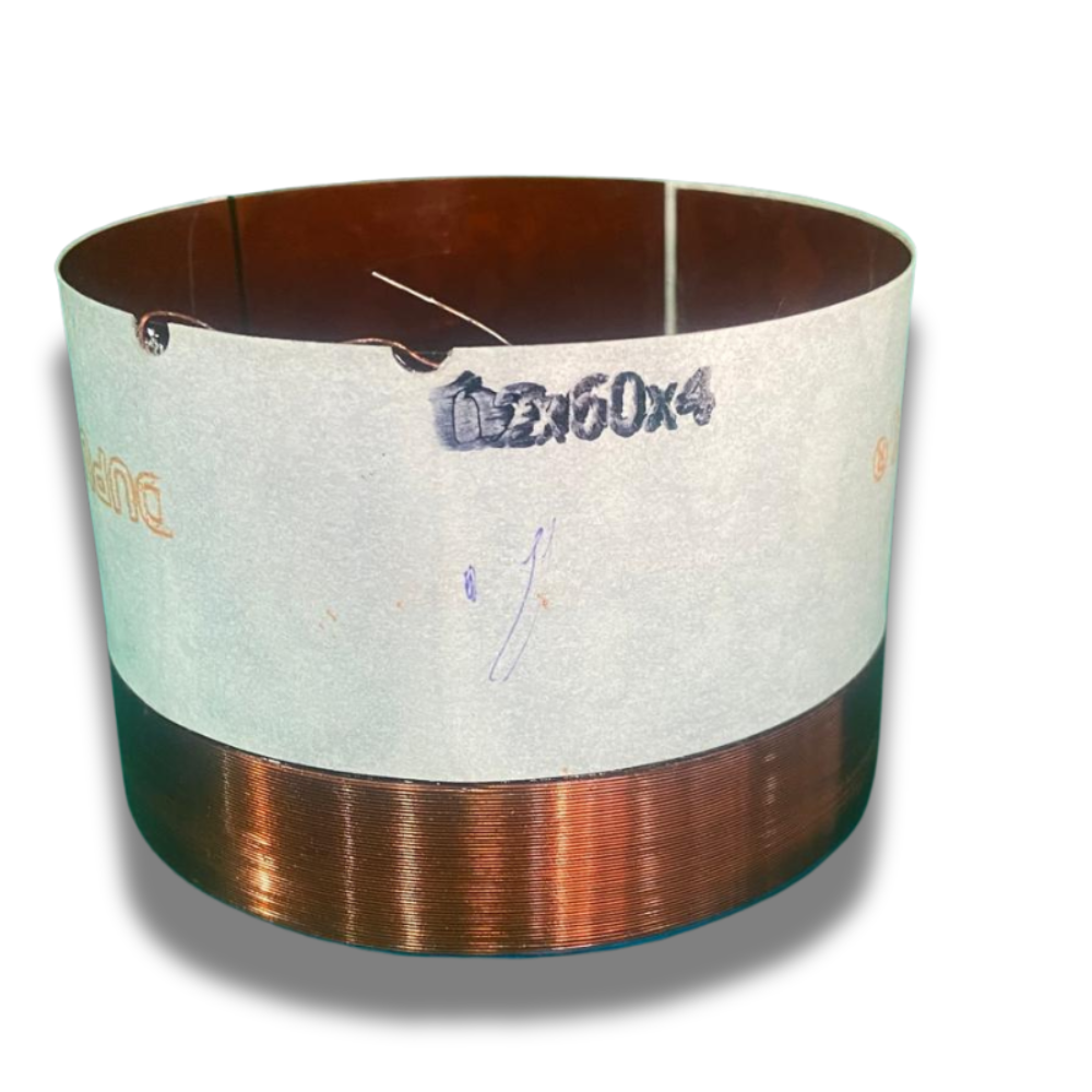 Bobina Reforçada de Racha Kapton 102x60 - 70/20 - 4 e 8 Ohms