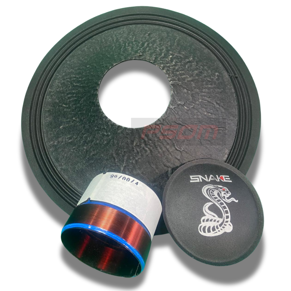 Kit Reparo Desmontado Para Alto-Falante 15" Snake Cobra 4.0/4K – 4 Ohms - 8 Ohms