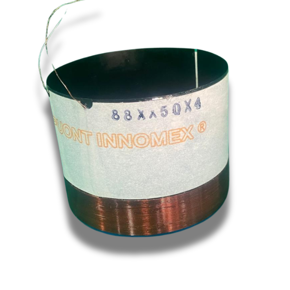 Bobina Reforçada de Racha Kapton 88x50 - 70/20 - 4 e 8 Ohms