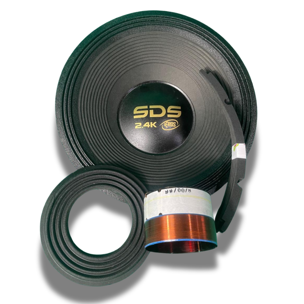 Kit Reparo Desmontado Para Alto-Falante 15" Eros SDS 2.4K – 4 Ohms - 8 Ohms