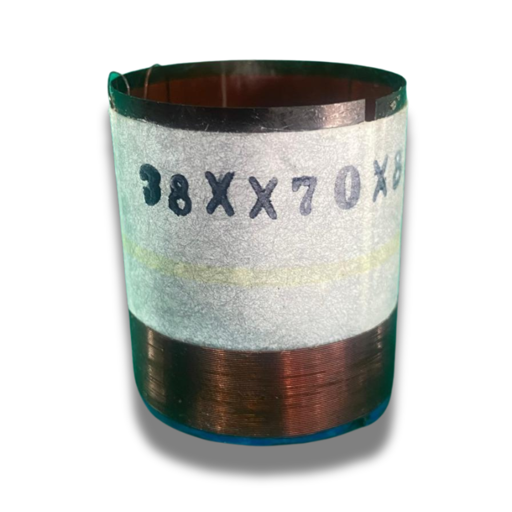 Bobina Reforçada de Racha Kapton 38x70 - 4 e 8 Ohms