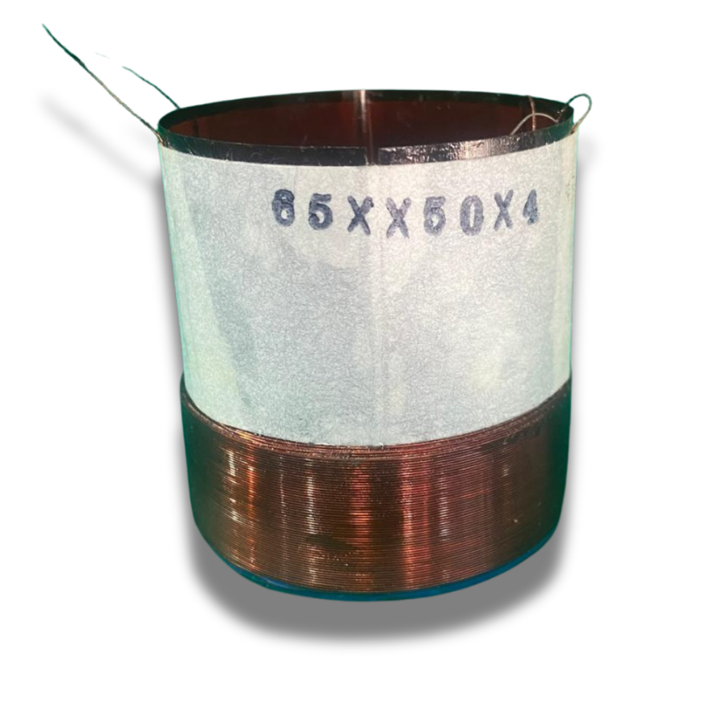 Bobina Reforçada de Racha Kapton 65x50 4+4 - 70/25 - 4 e 8 Ohms