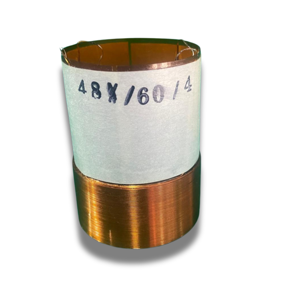 Bobina Reforçada de Racha Kapton 48x60 4+4 - 70/25 - 4 e 8 Ohms