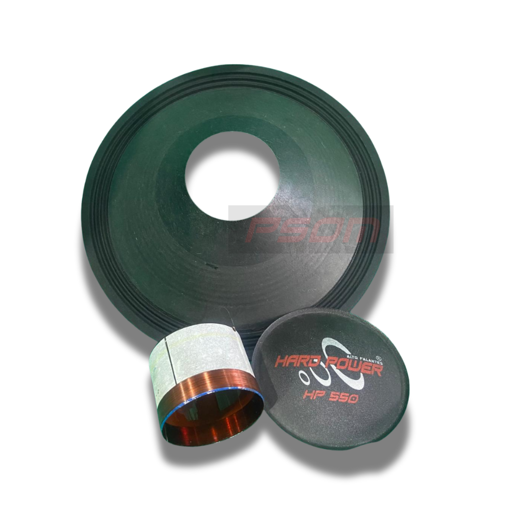 Kit Reparo Desmontado Para Alto-Falante 12" Hard Power 550 – 4 Ohms - 8 Ohms