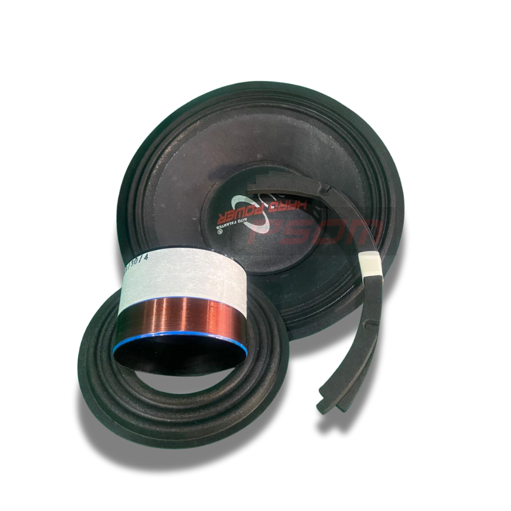 Kit Reparo Desmontado Para Alto-Falante 12" Hard Power 1850 – 4 Ohms - 8 Ohms