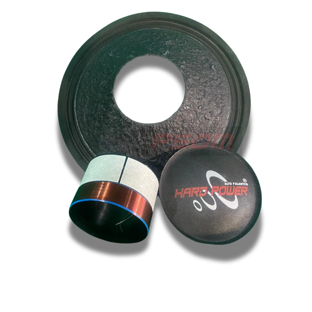 Kit Reparo Desmontado Para Alto-Falante 12" Hard Power 1850 – 4 Ohms - 8 Ohms
