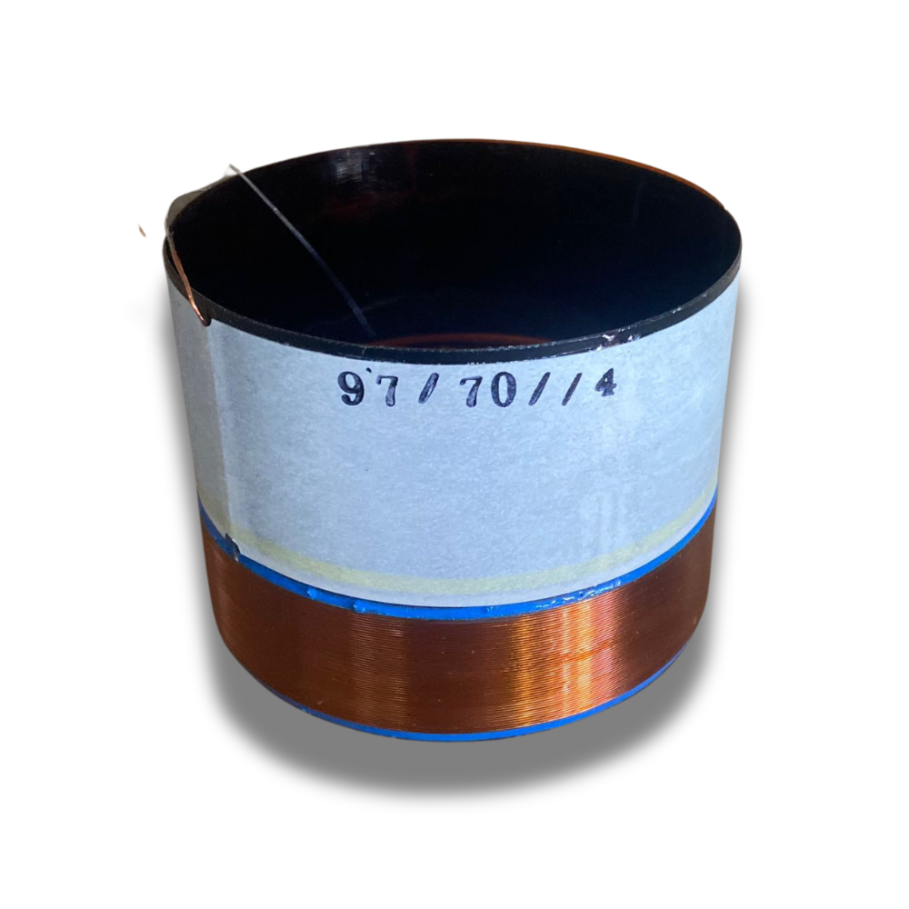 Bobina Reforçada de Racha Kapton 97X70 4 e 8 Ohms -  80/32, Eros Hammer 5.2, 7K, 7.2 ou Similares