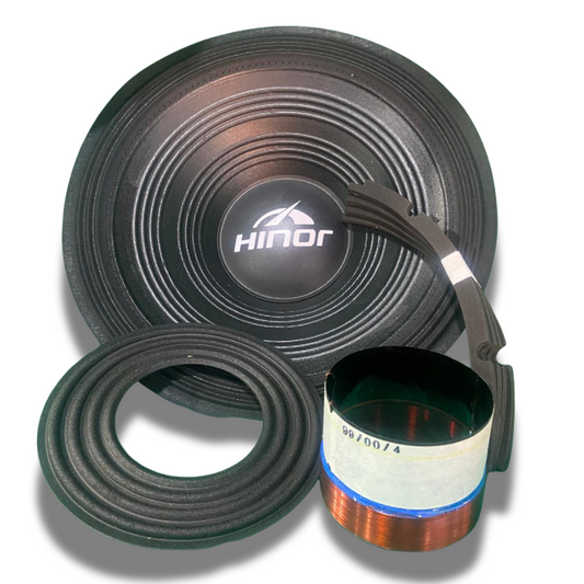 Kit Reparo Desmontado Para Alto-Falante 15" Hinor Batstaka 1100 – 4 Ohms - 8 Ohms