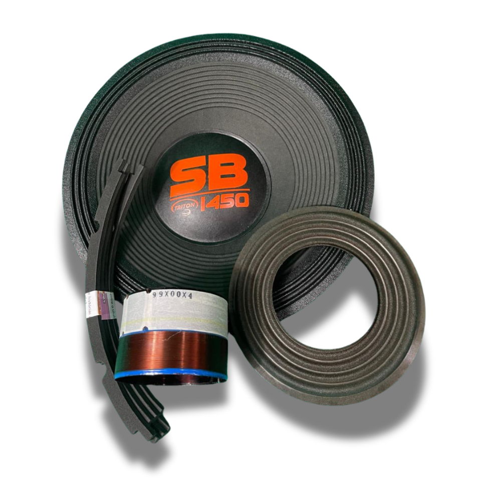 Kit Reparo Desmontado Para Alto-Falante 15" Triton SB1450 – 4 Ohms - 8 Ohms