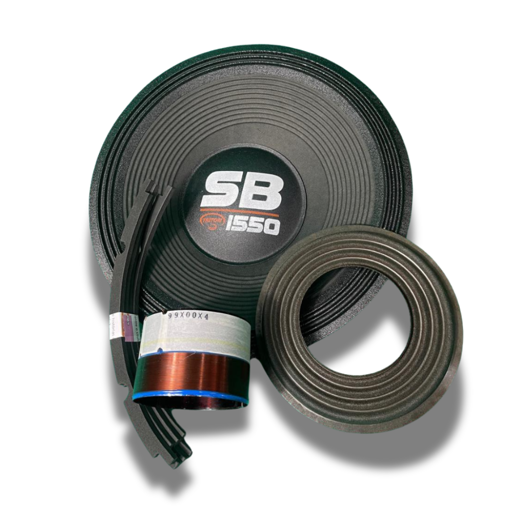 Kit Reparo Desmontado Para Alto-Falante 15" Triton SB1550 – 4 Ohms - 8 Ohms