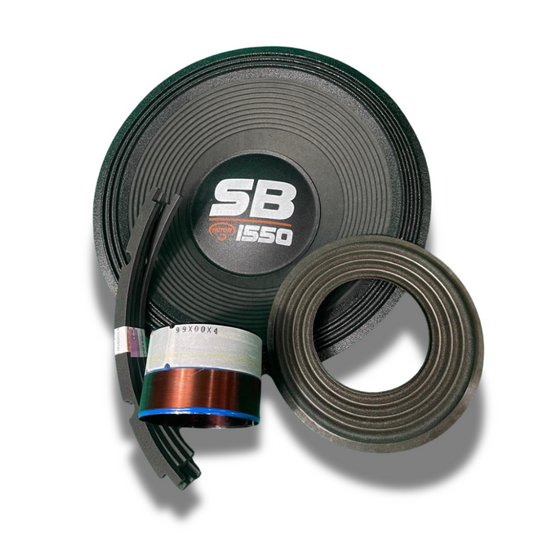 Kit Reparo Desmontado Para Alto-Falante 15" Triton SB1550 – 4 Ohms - 8 Ohms