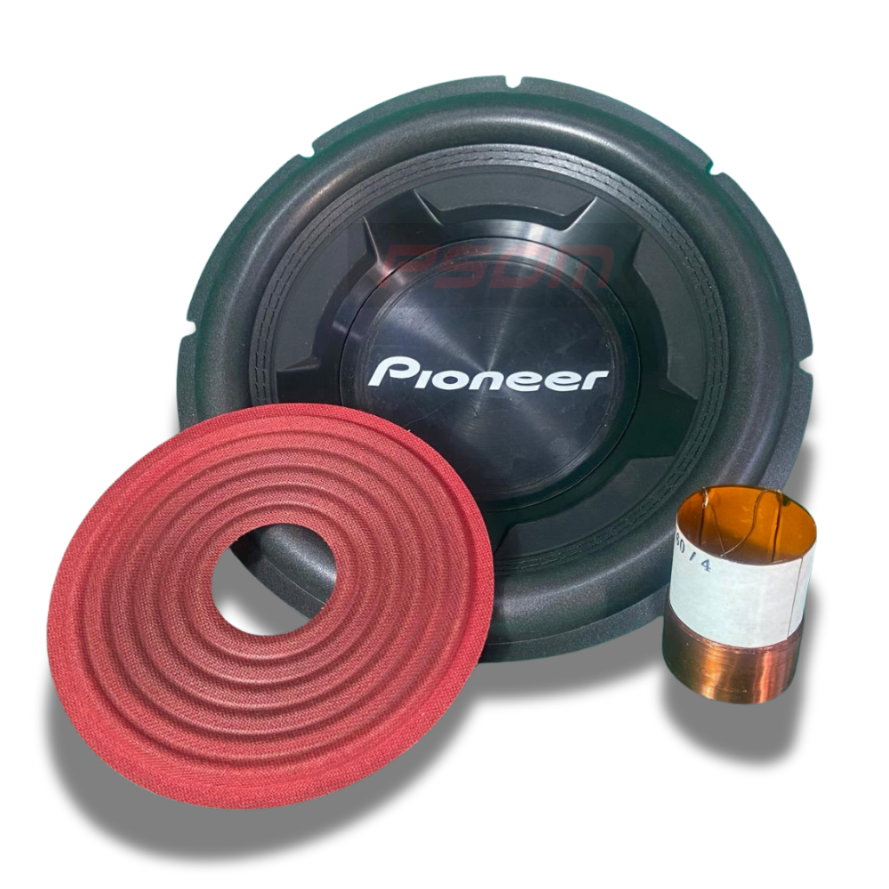 Kit Reparo Desmontado Para Alto-Falante 12" Pionner Cara Preta – 4 Ohms - 8 Ohms