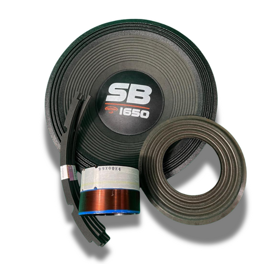 Kit Reparo Desmontado Para Alto-Falante 15" Triton SB1650 – 4 Ohms - 8 Ohms