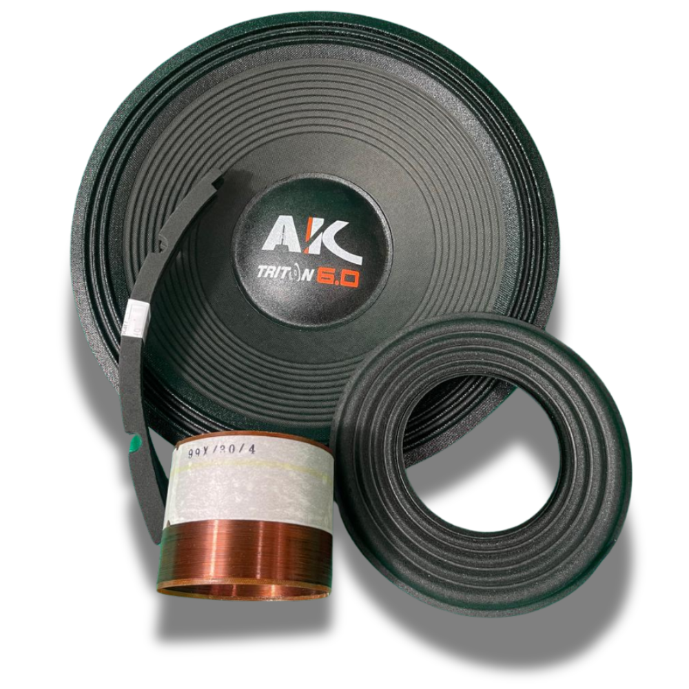 Kit Reparo Desmontado Para Alto-Falante 15" Triton Ak 6.0 – 4 Ohms - 8 Ohms