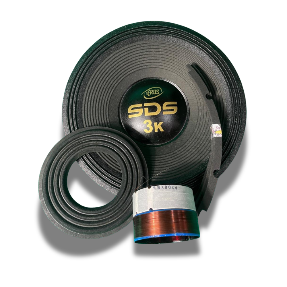Kit Reparo Desmontado Para Alto-Falante 15" Eros SDS 3K – 4 Ohms - 8 Ohms