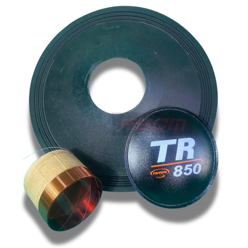Kit Reparo Desmontado Para Alto-Falante 12" Triton TR 850 – 4 Ohms - 8 Ohms