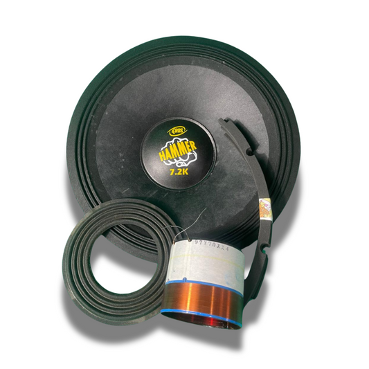Kit Reparo Desmontado Para Alto-Falante 15" Eros Hammer 7.2K – 4 Ohms - 8 Ohms