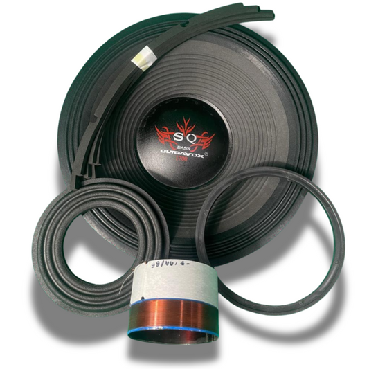Kit Reparo Desmontado Para Alto-Falante 15" Ultravox SQ 1700 – 4 Ohms - 8 Ohms