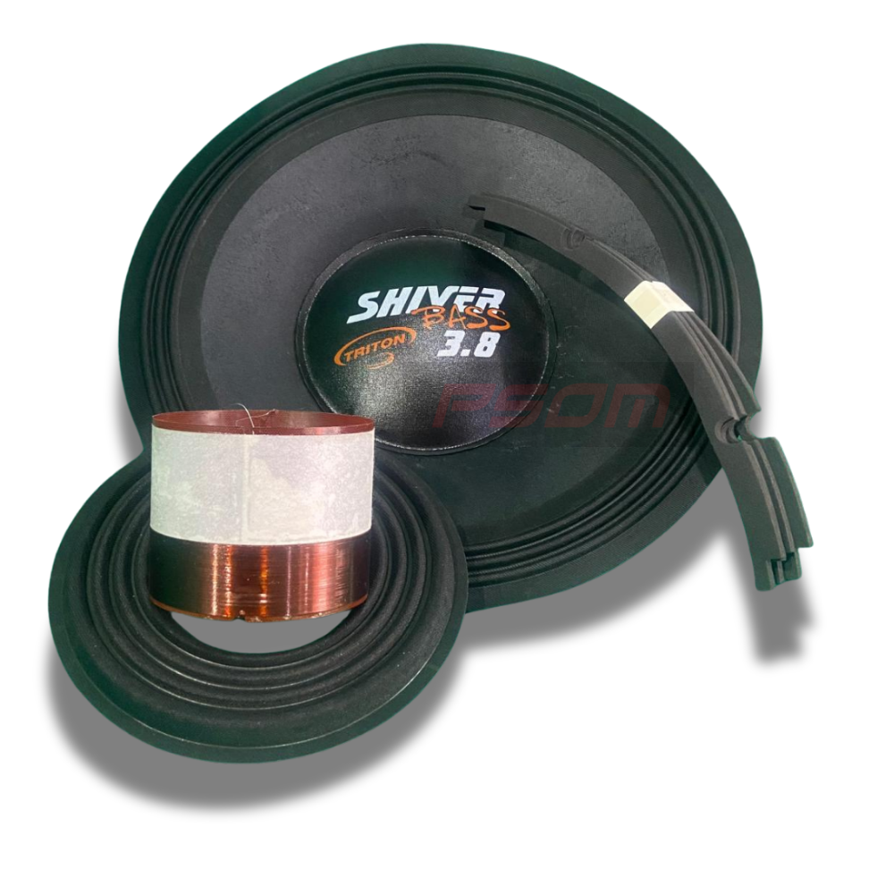 Kit Reparo Desmontado Para Alto-Falante 15" Triton Shiver Bass 3.8 – 4 Ohms - 8 Ohms