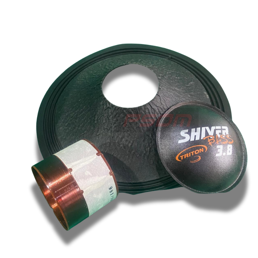 Kit Reparo Desmontado Para Alto-Falante 15" Triton Shiver Bass 3.8 – 4 Ohms - 8 Ohms