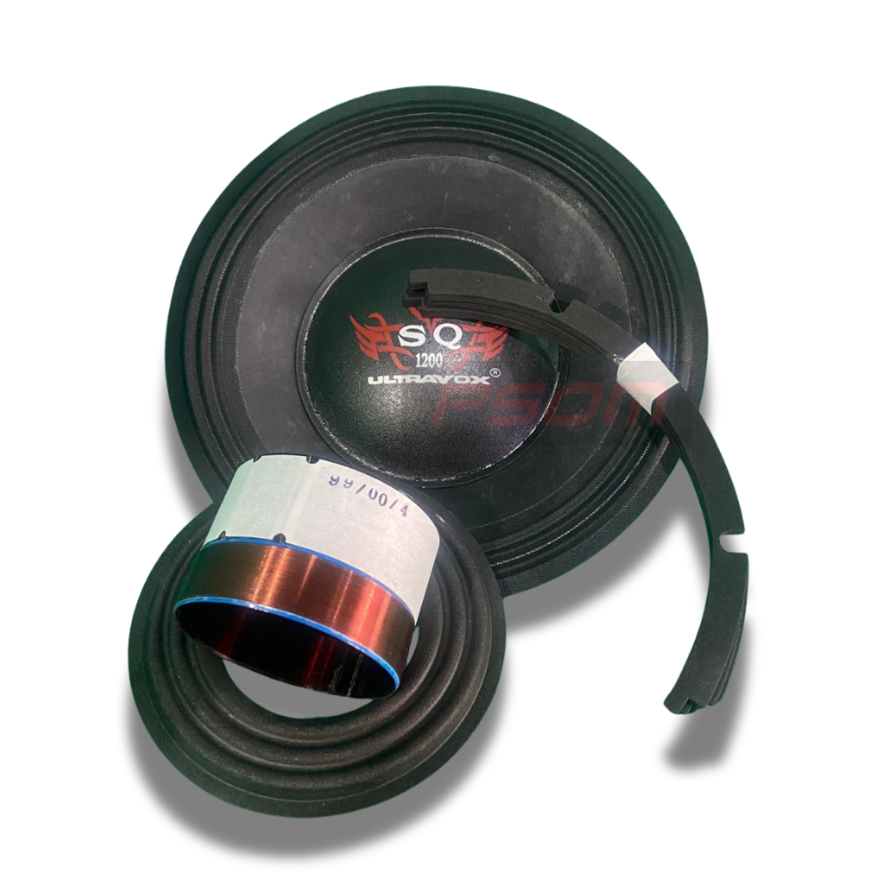 Kit Reparo Desmontado Para Alto-Falante 12" Ultravox SQ 1200 – 4 Ohms - 8 Ohms