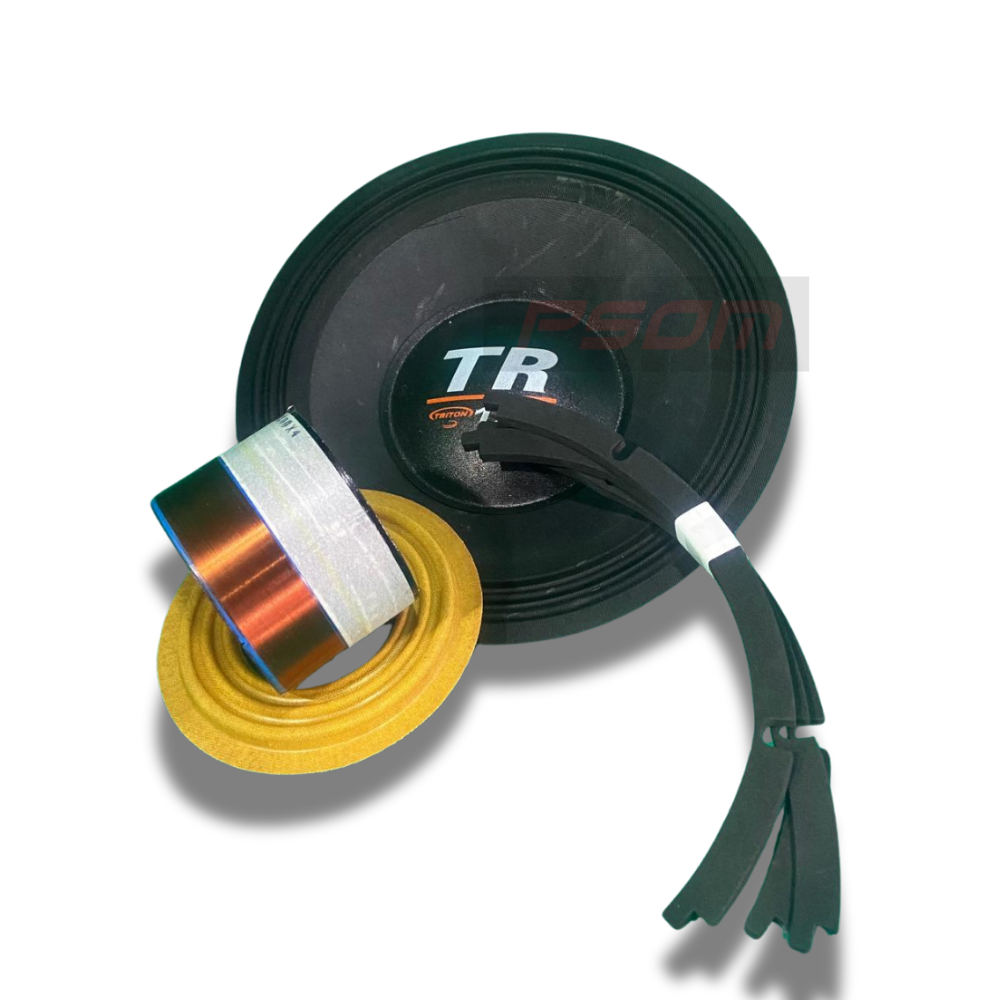 Kit Reparo Desmontado Para Alto-Falante 12" Triton TR 1250 – 4 Ohms - 8 Ohms