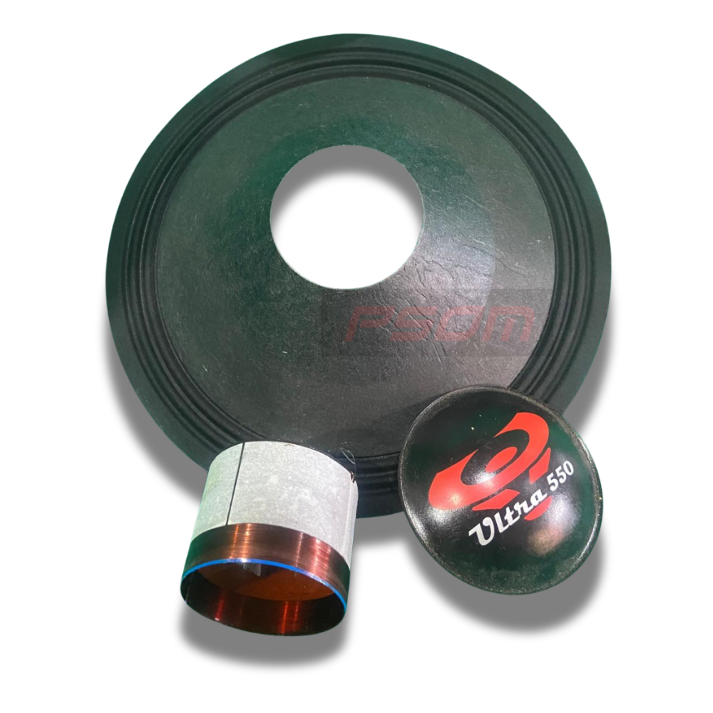 Kit Reparo Desmontado Para Alto-Falante 12" Ultravox 550 – 4 Ohms - 8 Ohms
