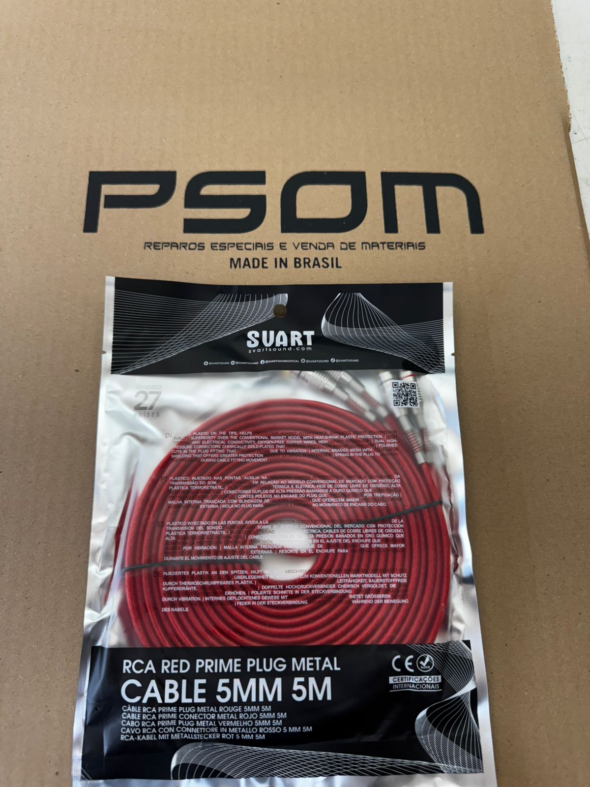 CABO RCA 5M BLINDADO