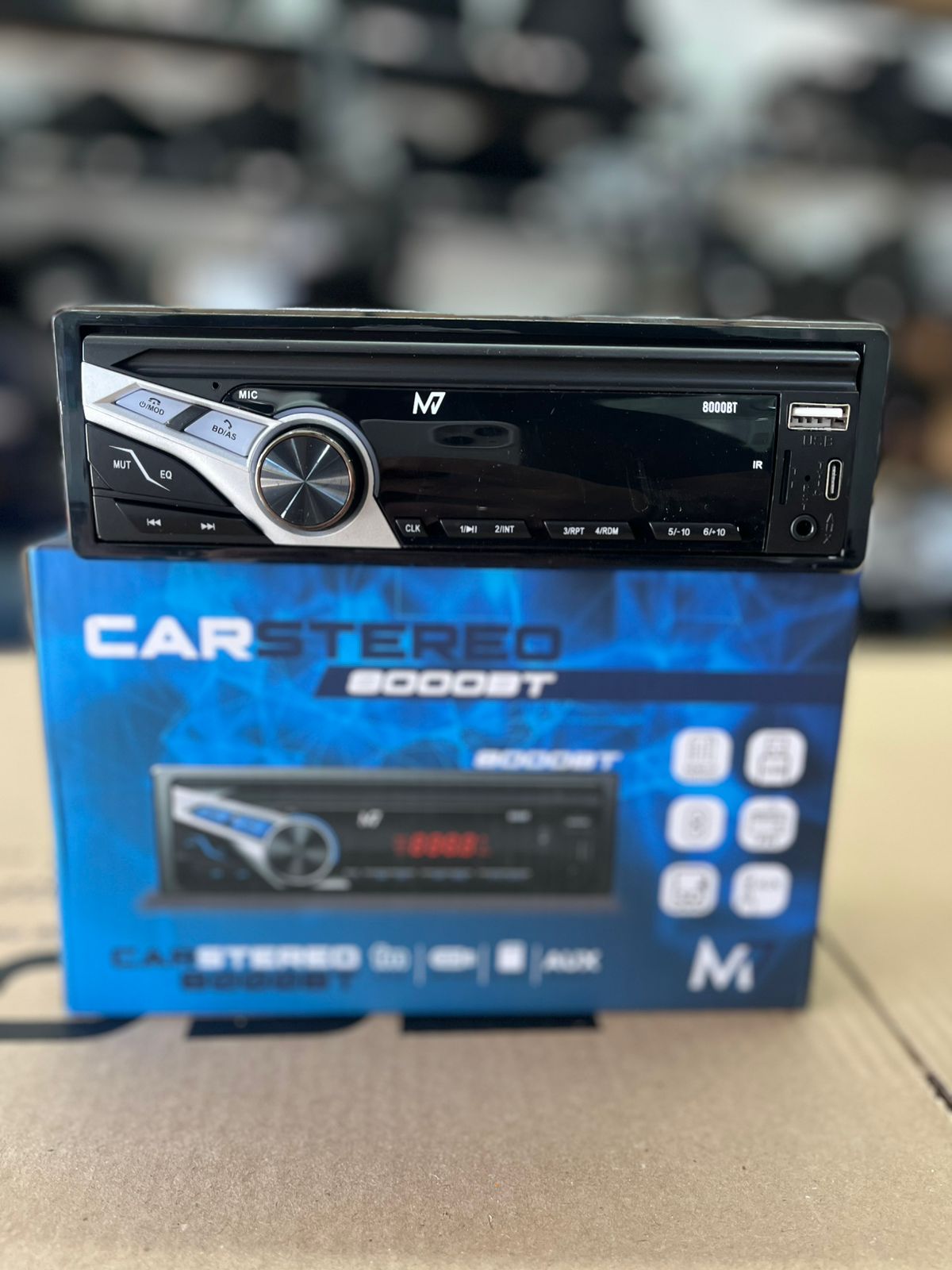 Auto radio M7 8000bt bluetooth Fm Usb Sd carrega celular