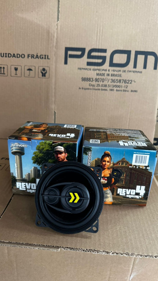 Alto falante 4 polegadas bravox 55 rms
