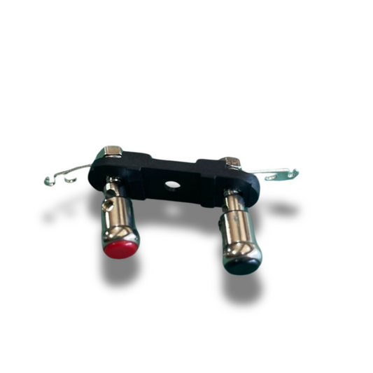 Kit Borne Conector Pressão Metálico Para Alto Falante 12 Polegadas